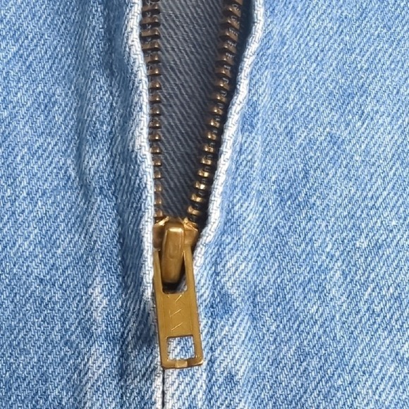 Vintage Chalk Line Denim Jean Jacket Embroidered University of Michigan Large - Picture 7 of 15